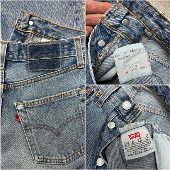 Vintage Levi 501s size 24 - Picture 4 of 5